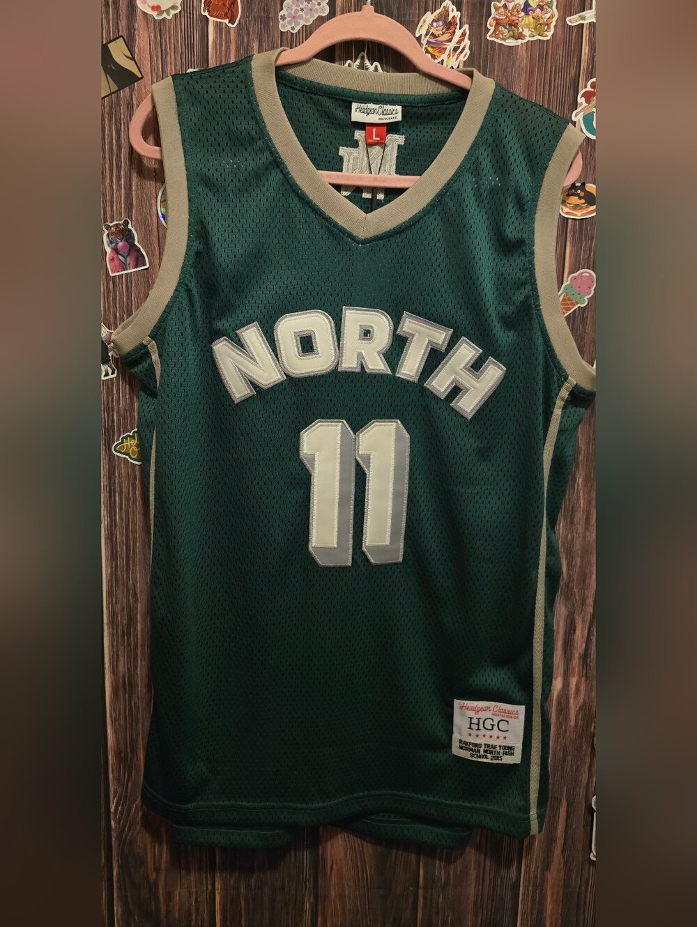 HGC Rayford trae young 'North' Green Basketball Jersey #11